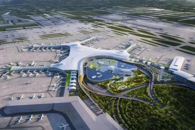 Jinan airport construction project hits key milestone