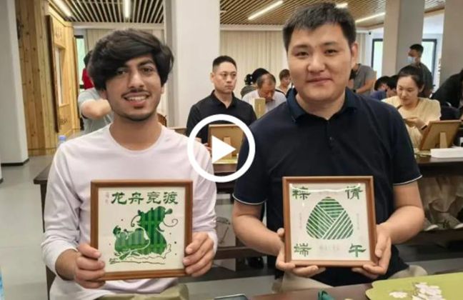 Expat students check out Dragon Boat Festival fun in Jinan