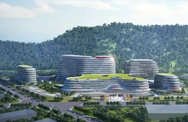 New campus of Jinan First People's Hospital topped out