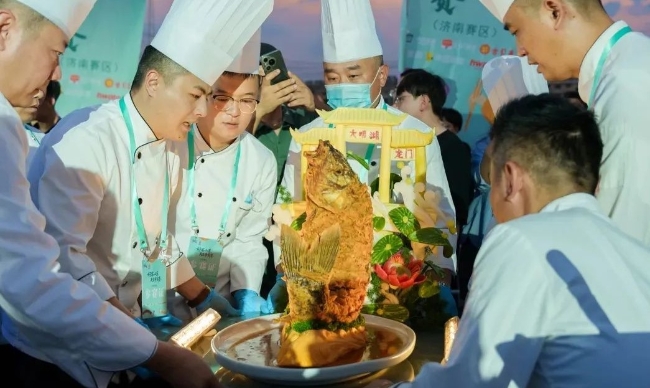 Jinan triumphs at fish-themed culinary competition