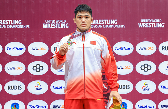 Jinan wrestler delivers freestyle breakthrough for China
