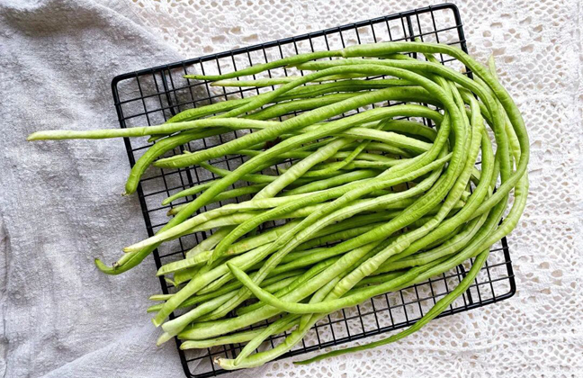 Yardlong beans capture taste of summer in Jinan